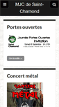 Mobile Screenshot of mjcstchamond.fr